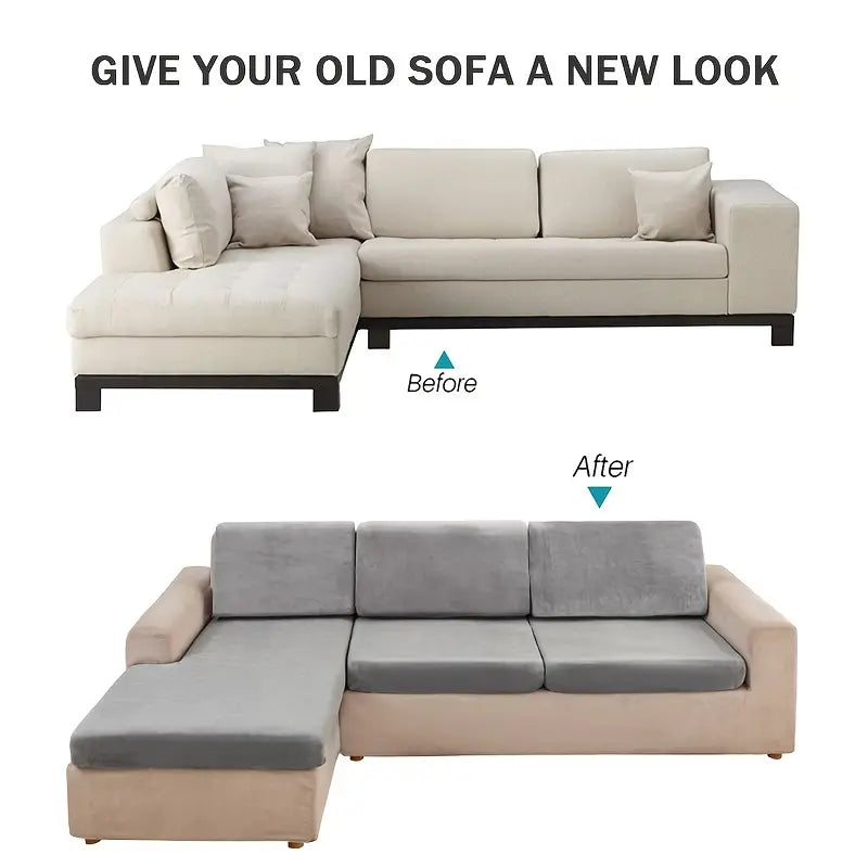 Elastic Sofa Cover with Cushion Protector for Living Room