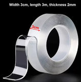 Nano Double-Sided Reusable Transparent Waterproof Tape for Kitchen and Bathroom
